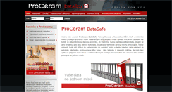 Desktop Screenshot of databox.proceram.cz