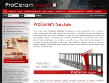 Tablet Screenshot of databox.proceram.cz